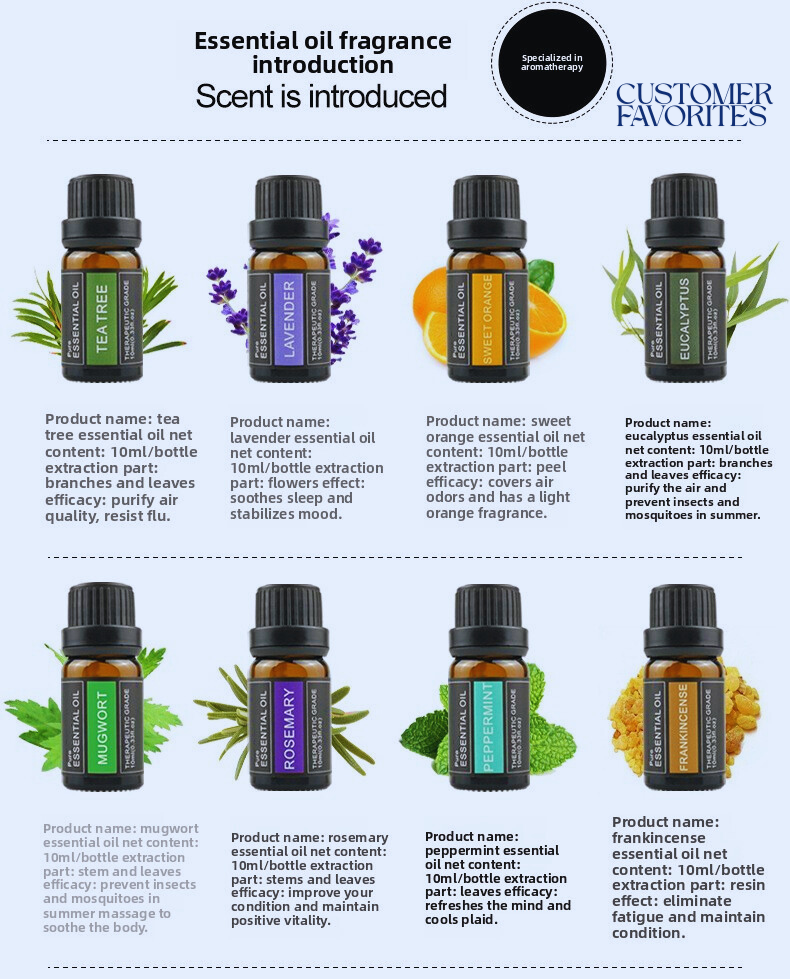Essential Oils Variety Pack (14 Premium Scents)